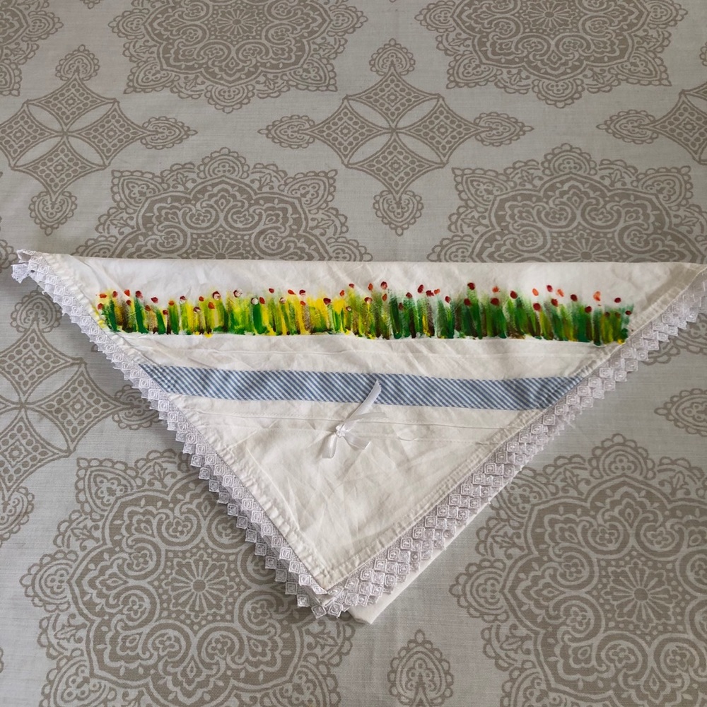 Small Baby Sheet/Bassinet Cover Painted